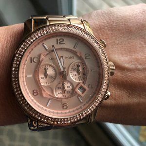 Michael Kors Runway Edition Rose Gold Watch